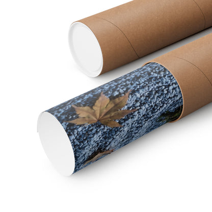 Incense Smoke Autumn Wall Art Print | Zen Peaceful Design