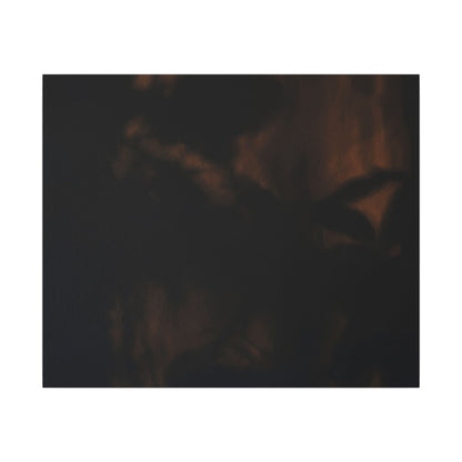 Shadow Play Summer Canvas Art | Dark Japandi Sophisticated Design