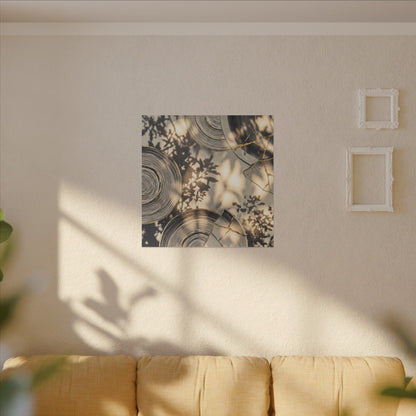 Healing Water Ripple Canvas Art - Gold Vein Kintsugi