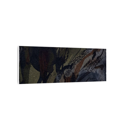 Shadow Play Winter Canvas Art | Dark Japandi Luxurious Design