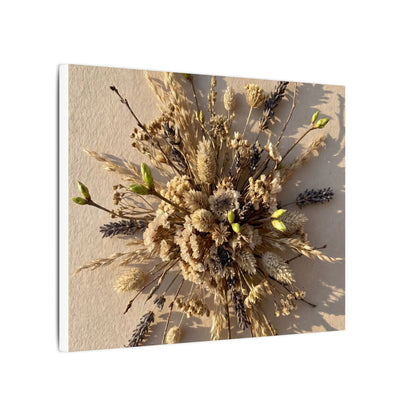 Dried Flowers Spring Canvas Art | Japandi Earthy Design