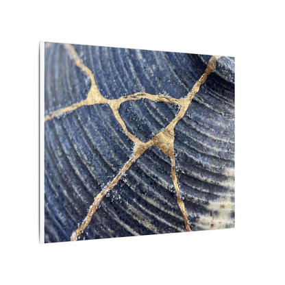 Shibui Water Ripple Canvas Art - Kintsugi Gold Repair