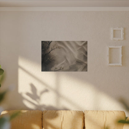 Silk Drape Canvas Art | Spring Japandi Japanese Pattern Art
