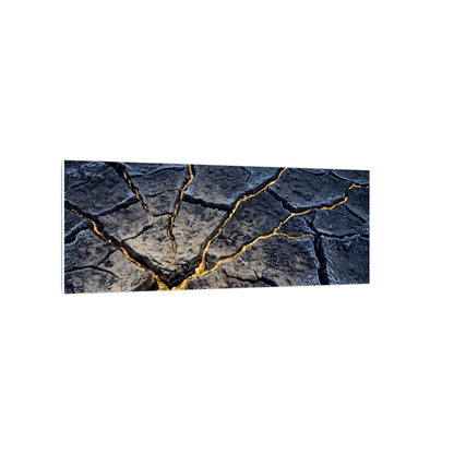 Cracked Earth Broken Beauty Canvas Art | Artful Kintsugi Art