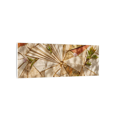 Resilient Paper Fold Canvas Art - Gold Repair Kintsugi