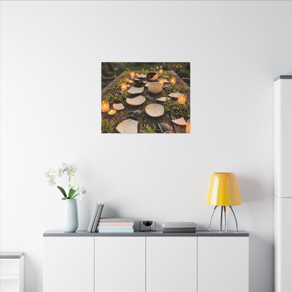 Broken Pottery Spring Canvas Art | Kintsugi Beautiful Design