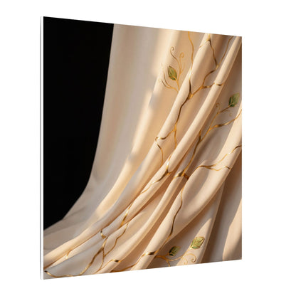 Golden Hour Silk Drape Canvas Art - Kintsugi Fukinsei