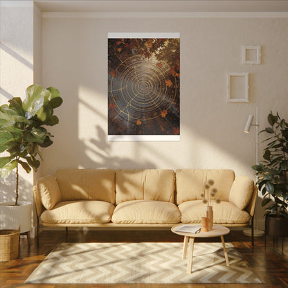 Artful Water Ripple Canvas Art - Gold Vein Kintsugi