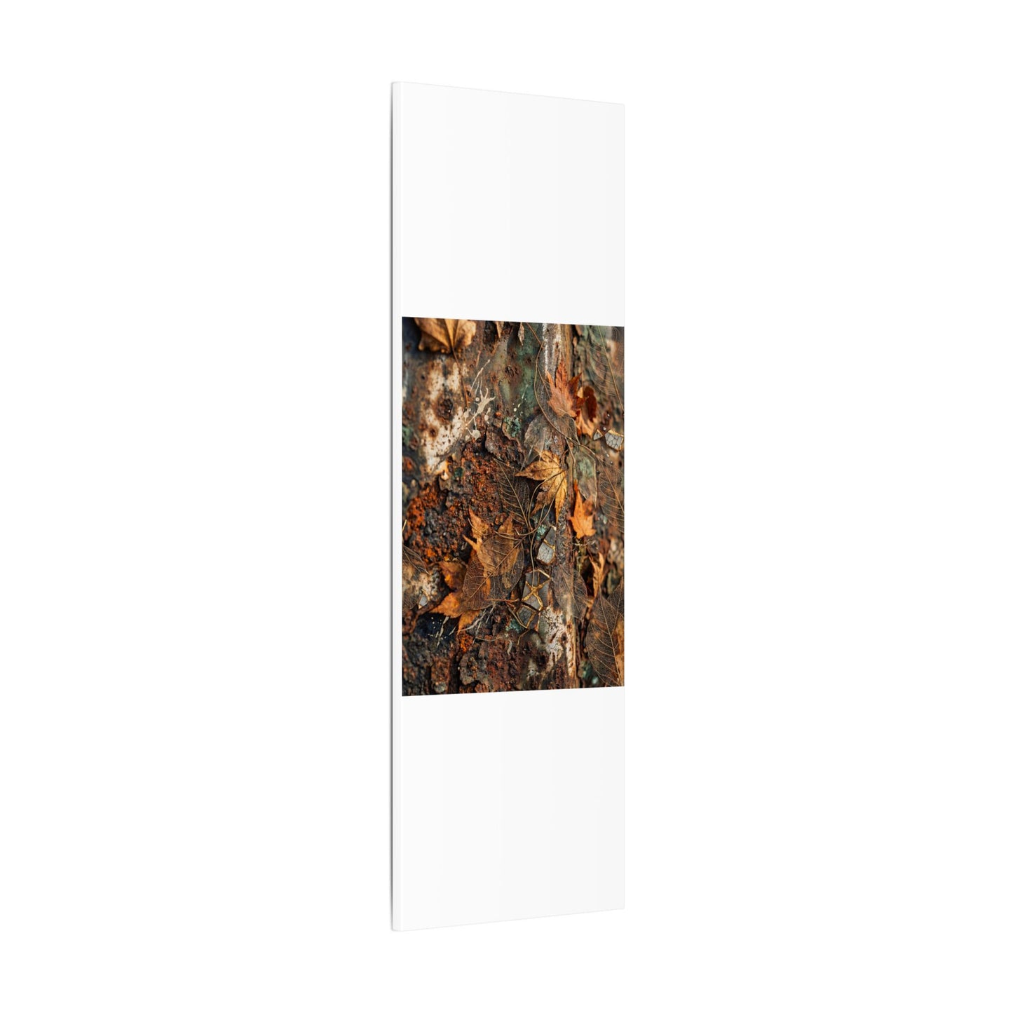 Rust Patina Canvas Art | Autumn Japandi Texture Art