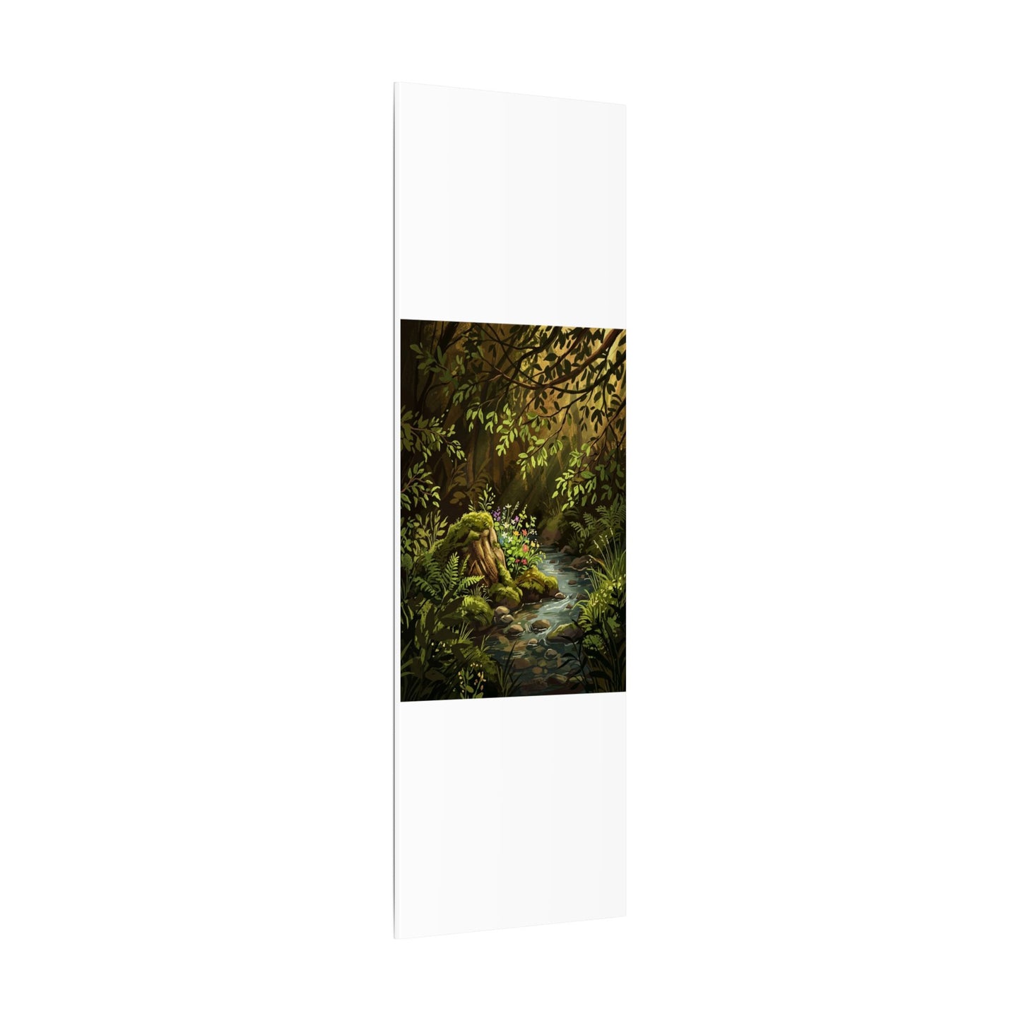 Golden Hour Silk Drape Canvas Art - Dark Japandi Datsuzoku