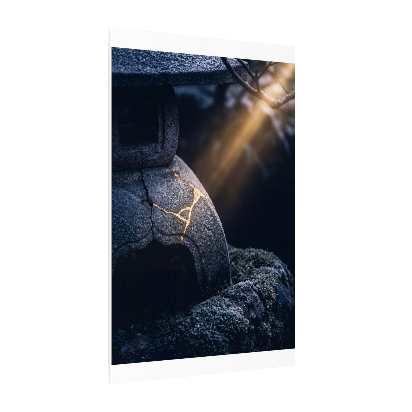 Ma Moonlit Garden Canvas Art - Kintsugi Broken Beauty