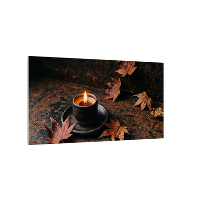 Autumn Rust Patina Shadow Zen Canvas Art | Sophisticated Decor