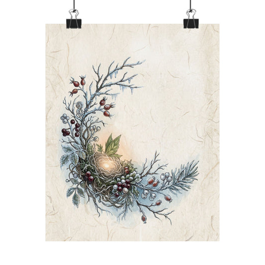 Datsuzoku Shoji Screen Wall Art Print - Cottagecore Forest Whimsy Art Print