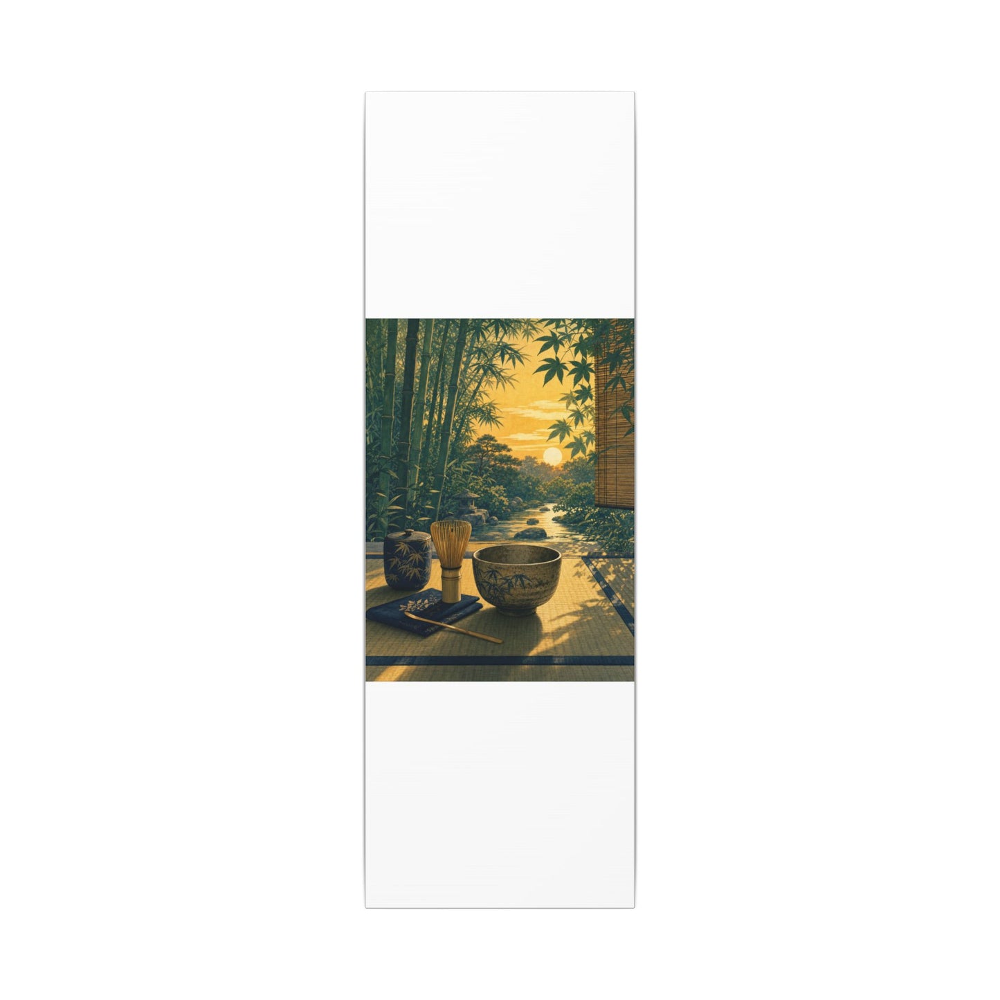 Ma Tea Ceremony Canvas Art - Zen Ukiyo E Inspired