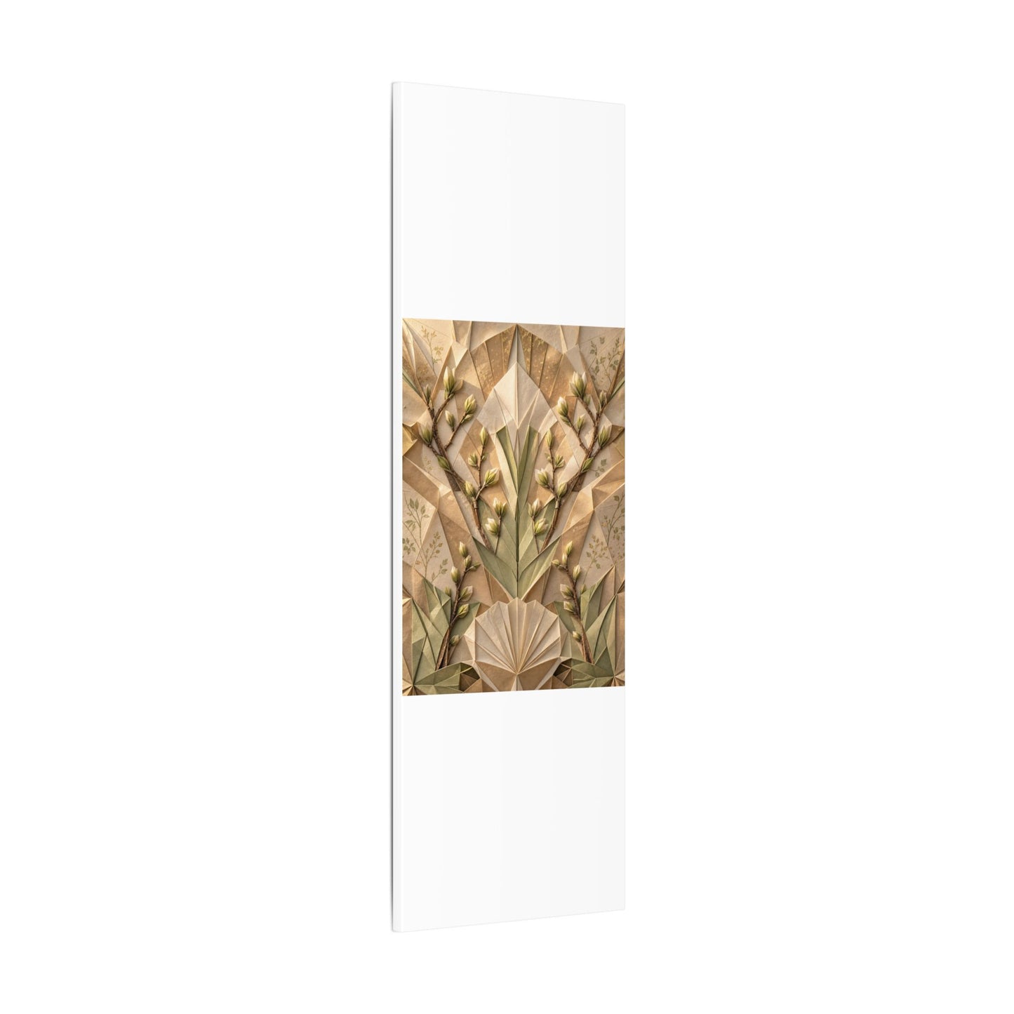 Kanso Paper Fold Canvas Art - Japandi Japanese Pattern