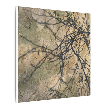 Japandi Shadow Play in Golden Hour | Texture Canvas Art
