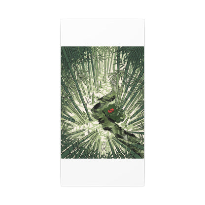 Peaceful Bamboo Grove Canvas Art - Ukiyo E Inspired Zen