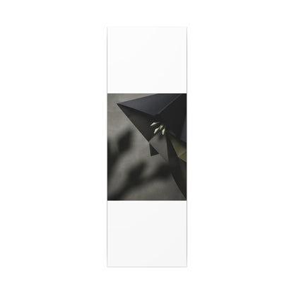 Paper Fold Moody Minimal Canvas Art | Luxurious Dark Japandi Art