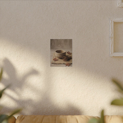 Ma Tea Ceremony Canvas Art - Japandi Texture