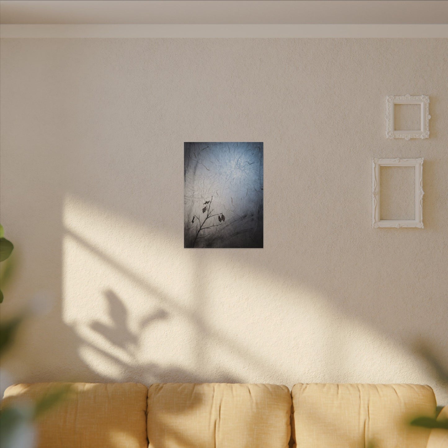 Moonlight Shoji Screen Canvas Art - Japandi Shibui