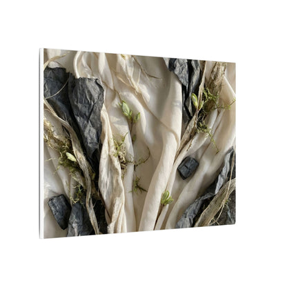 Spring Silk Drape Texture Canvas Art | Warm Decor