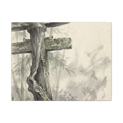 Torii Gate Summer Canvas Art | Zen Tranquil Design Art Print