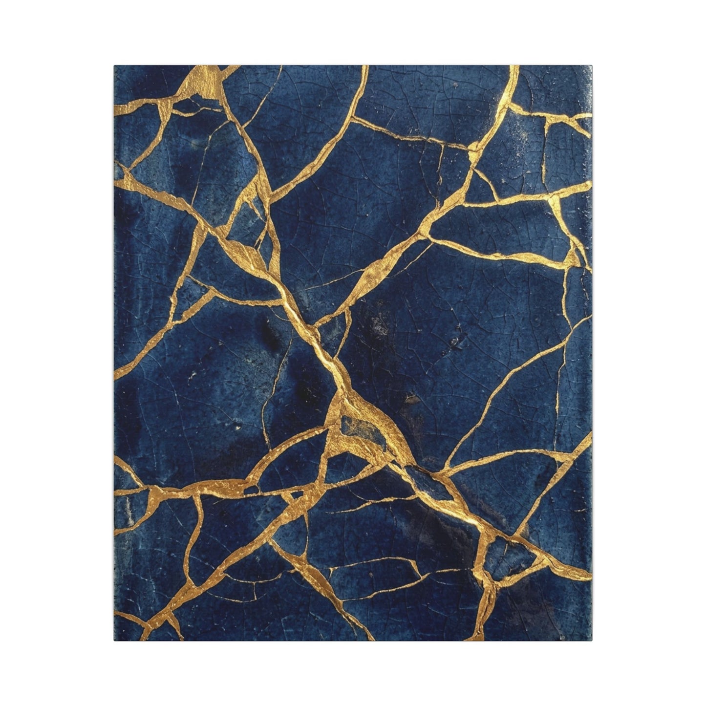 Kintsugi Crackle Canvas Art