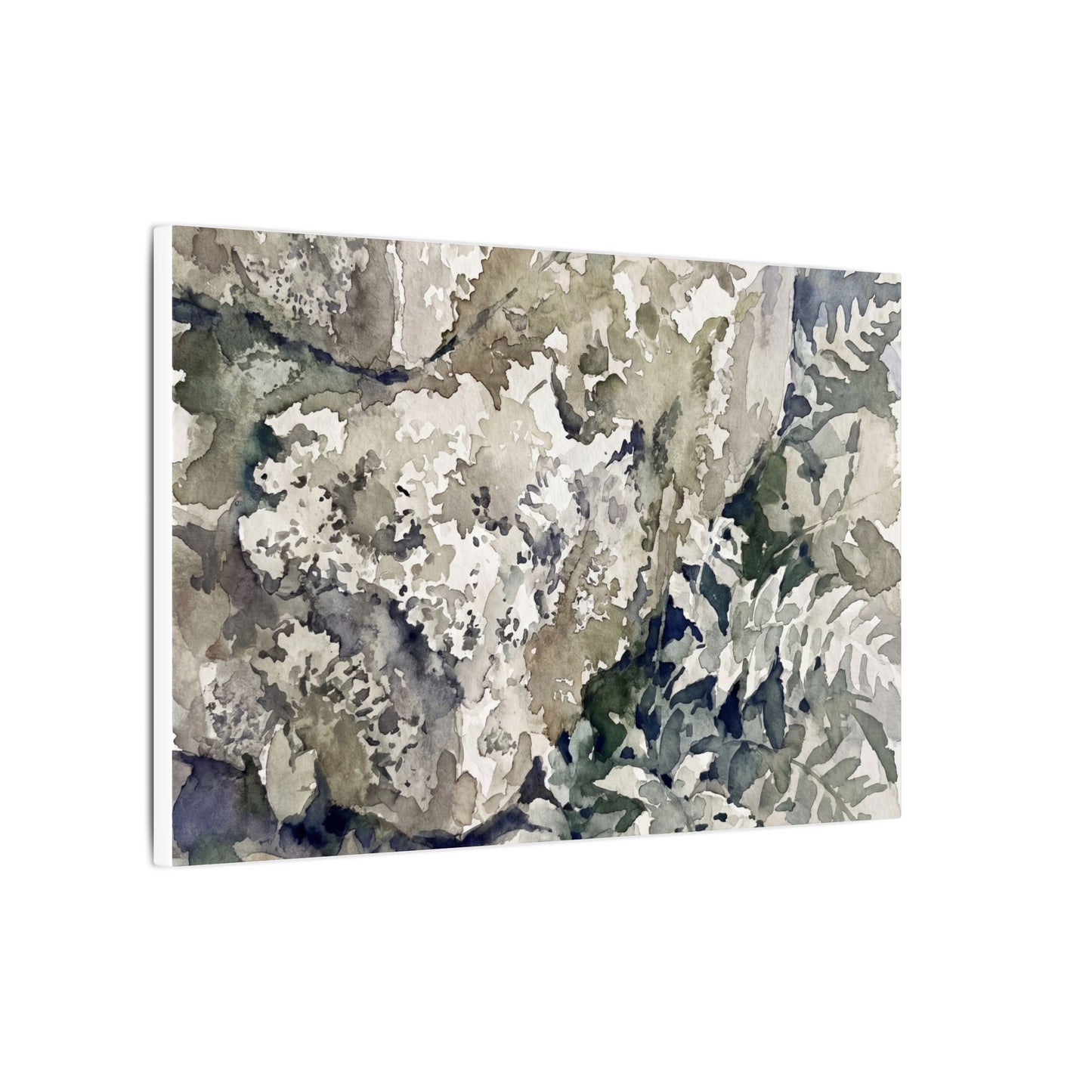 Stone Lantern Watercolor Canvas Art | Elegant Japandi Art