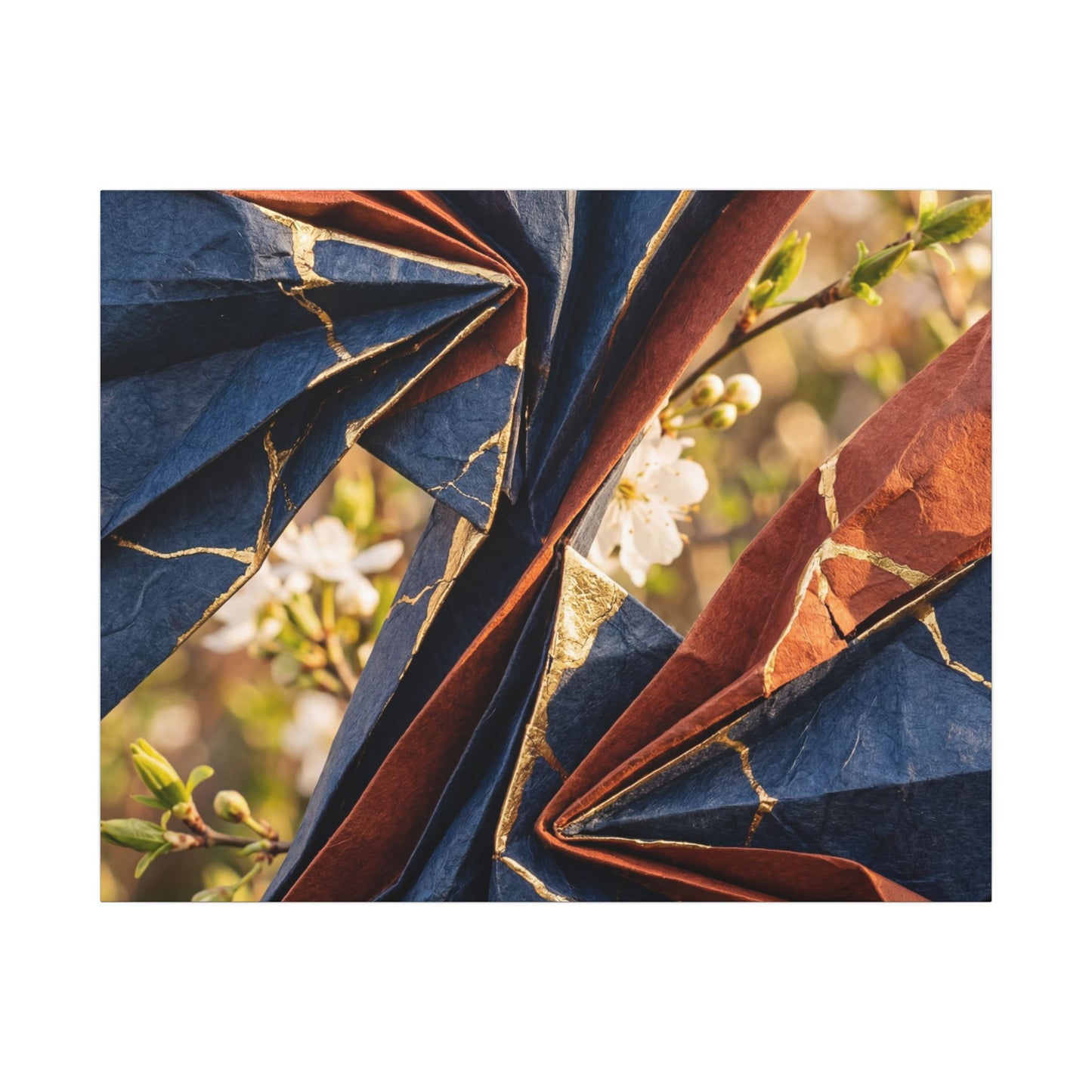 Spring Ceramic Bowl Watercolor Canvas Art | Warm Decor