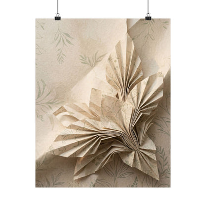Dawn Paper Fold Wall Art Print - Japandi Fukinsei Art Print