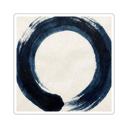 Balanced Meditation Zen Enso Sticker | Balanced Meditation Enso Art Print