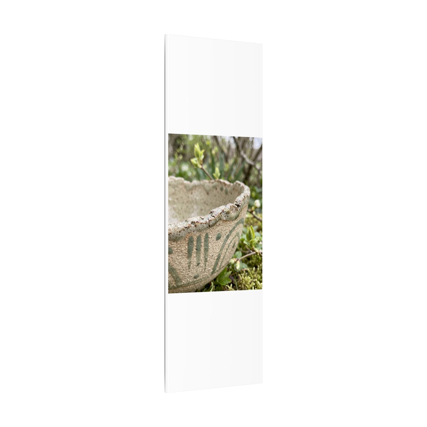 Elegant Ceramic Bowl Canvas Art - Japanese Pattern Japandi