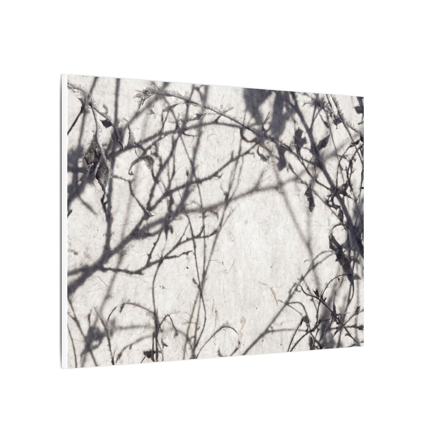 Winter Shadow Play Japanese Pattern Canvas Art | Elegant Decor