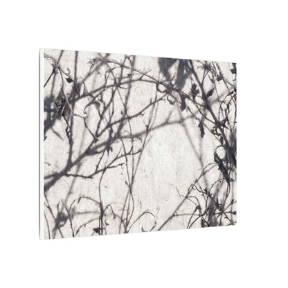 Winter Shadow Play Japanese Pattern Canvas Art | Elegant Decor
