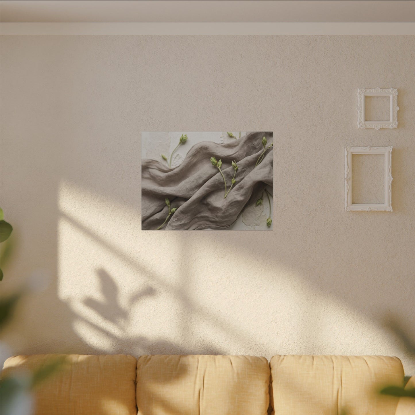 Overcast Silk Drape Canvas Art - Japandi Ma