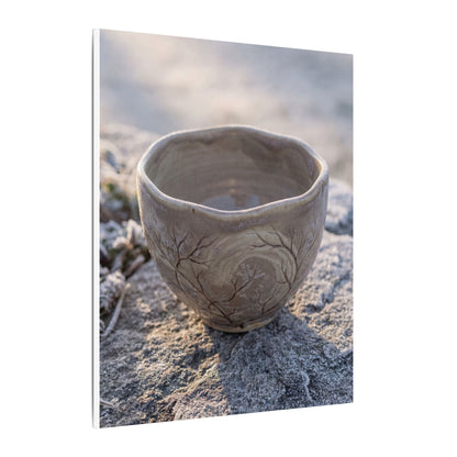Seijaku Ceramic Bowl Canvas Art - Japandi Japanese Pattern