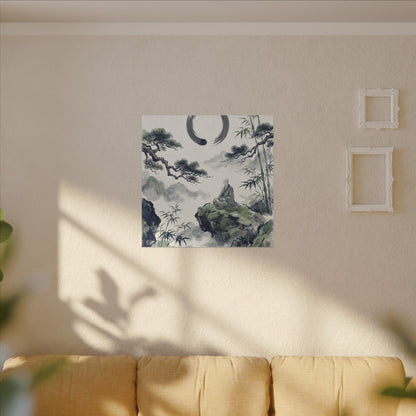 Zen Sumi-e Canvas Art