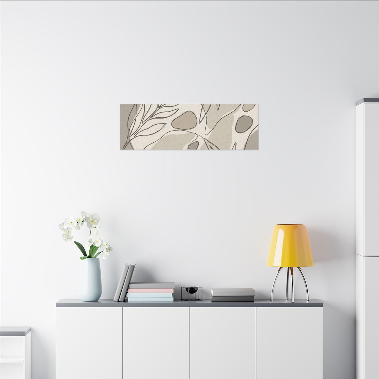 Japandi Minimal Line Canvas Art