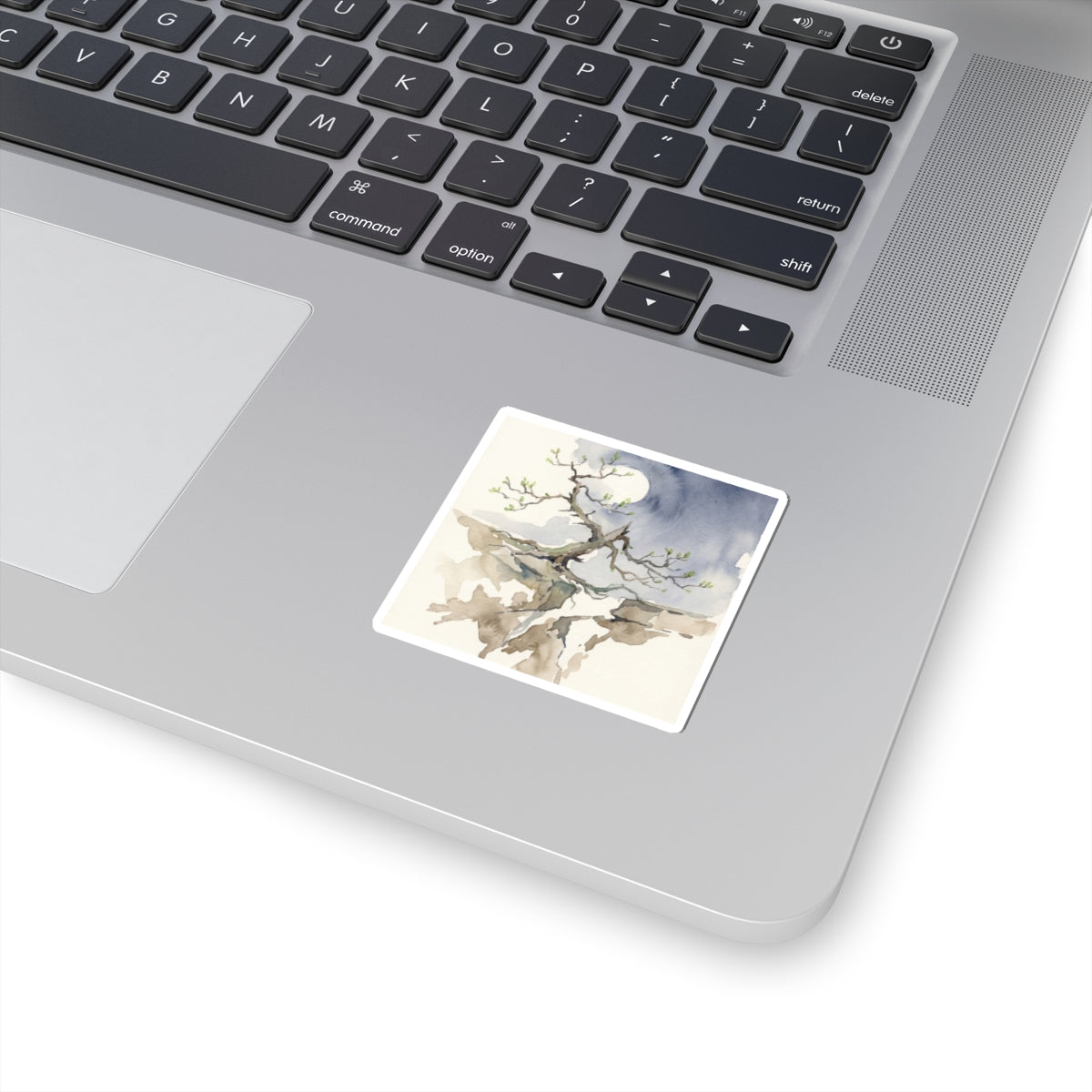 Pine Tree Sticker | Spring Japandi Watercolor Art