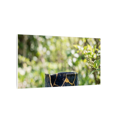 Kintsugi Broken Pottery in Dappled | Broken Beauty Canvas Art