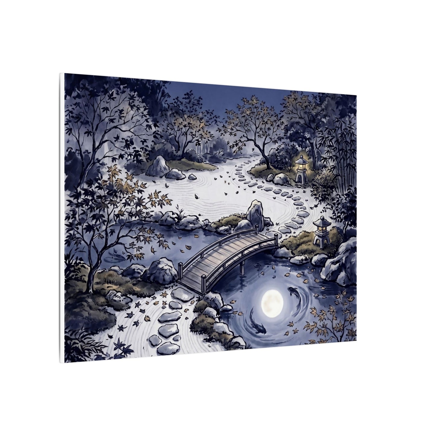 Torii Gate Enso Canvas Art | Contemplative Zen Art