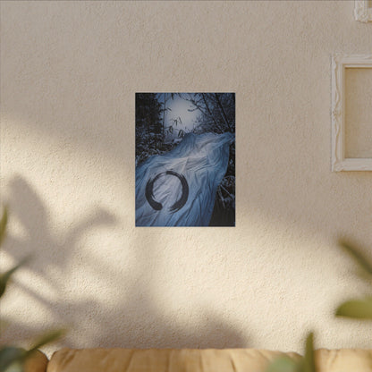 Moonlight Silk Drape Canvas Art - Zen Datsuzoku