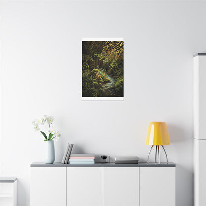 Tea Ceremony Spring Canvas Art | Kintsugi Philosophical Design
