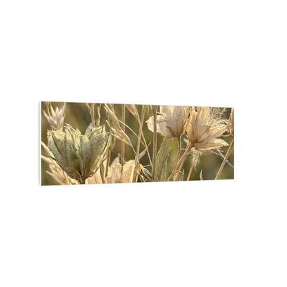 Summer Dried Flowers Minimal Line Canvas Art | Cozy Decor