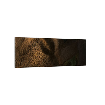 Candlelight Shadow Play Canvas Art - Dark Japandi Ma