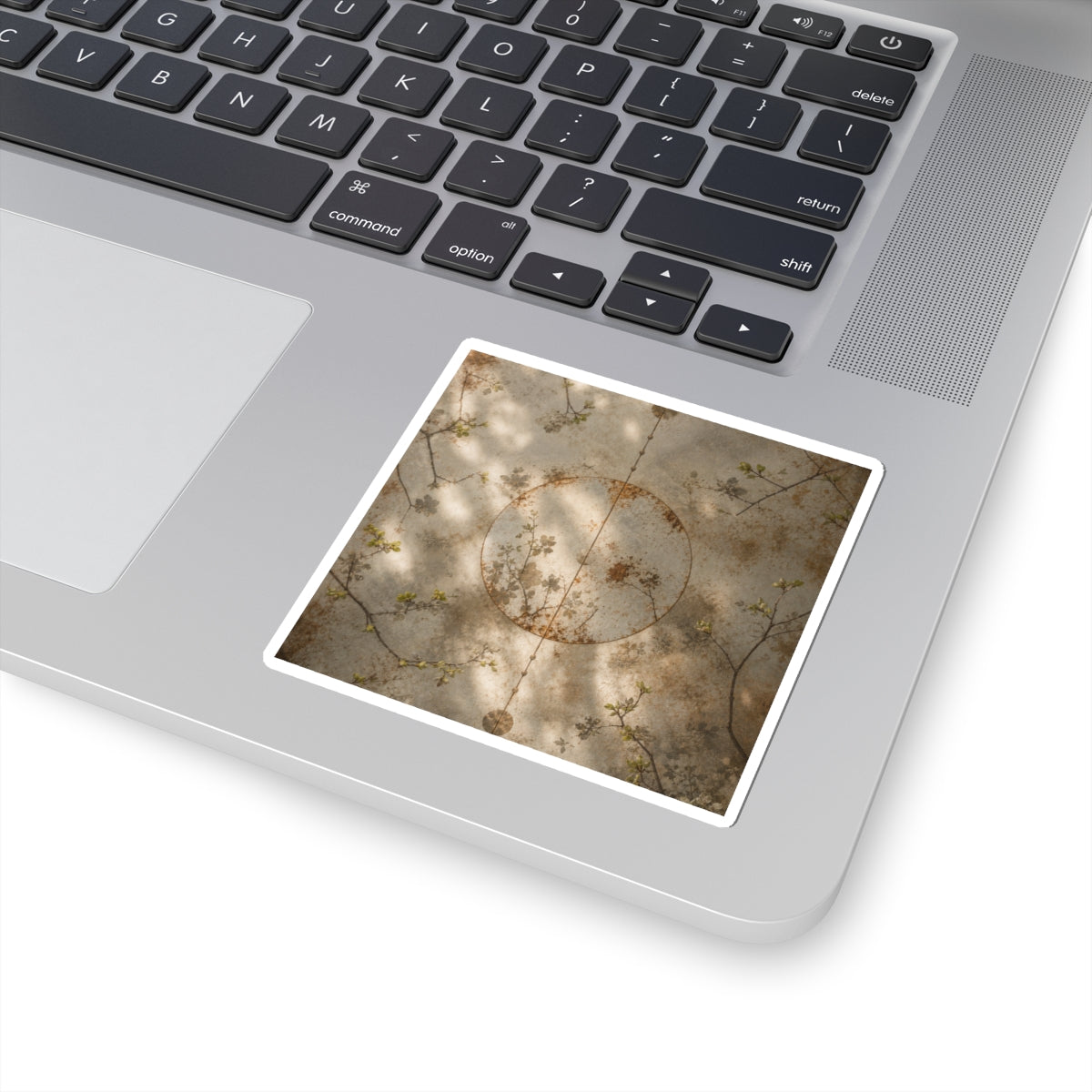 Kanso Rust Patina Sticker - Japandi Japanese Pattern
