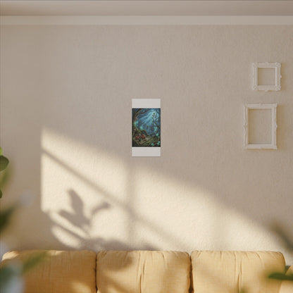 Spring Tea Ceremony Forest Whimsy Canvas Art | Cozy Decor