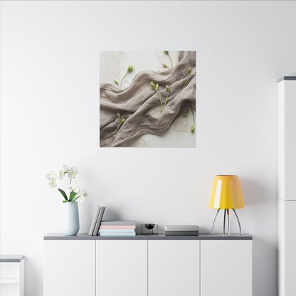 Overcast Silk Drape Canvas Art - Japandi Ma