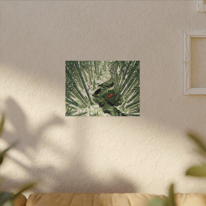Peaceful Bamboo Grove Canvas Art - Ukiyo E Inspired Zen