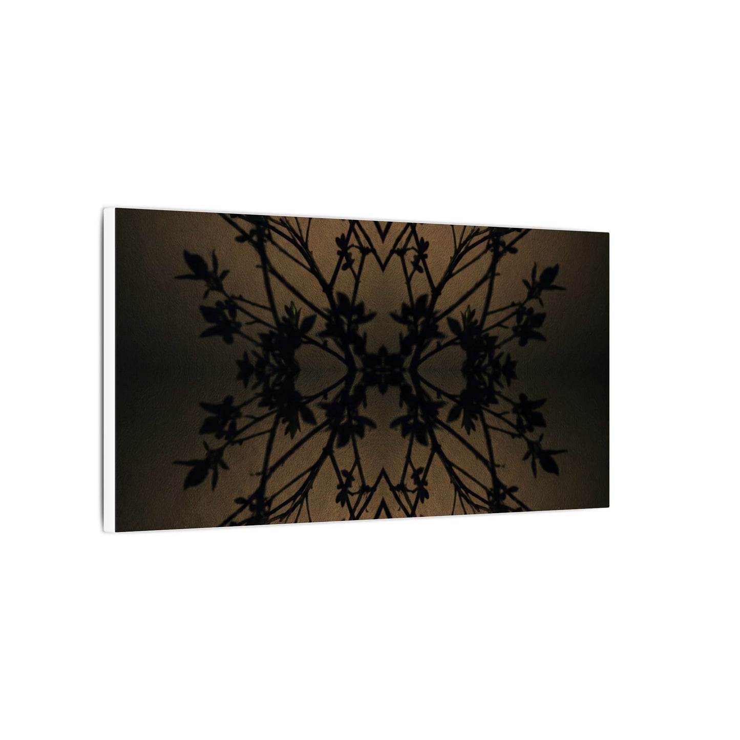 Golden Hour Shadow Play Canvas Art - Dark Japandi Seijaku